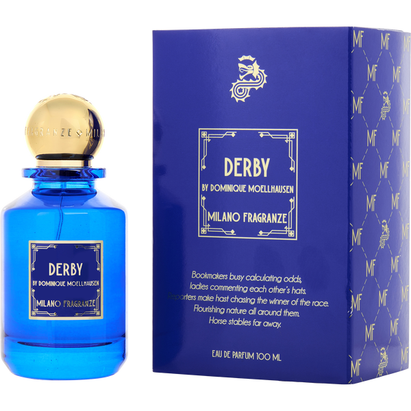 Milano Fragranze Derby by Milano Fragranze, Eau De Parfum Spray 3.4 oz