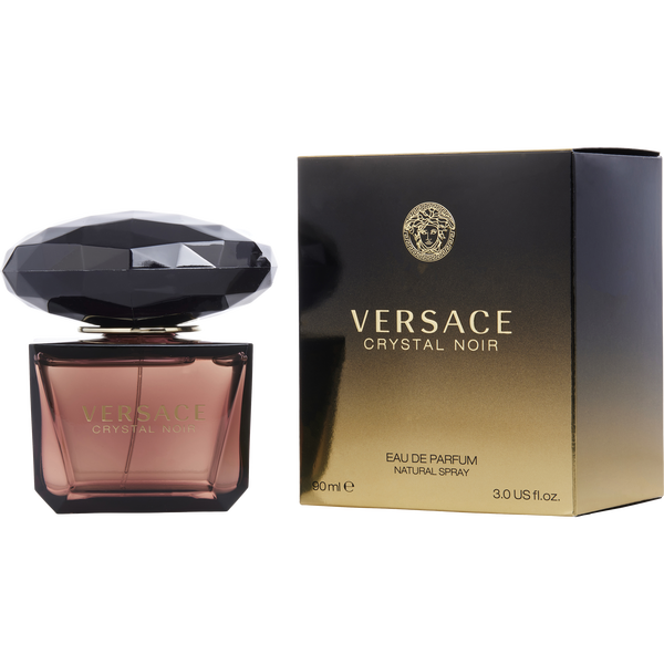 Versace Crystal Noir Eau De Parfum Spray 3 oz (New Packaging)