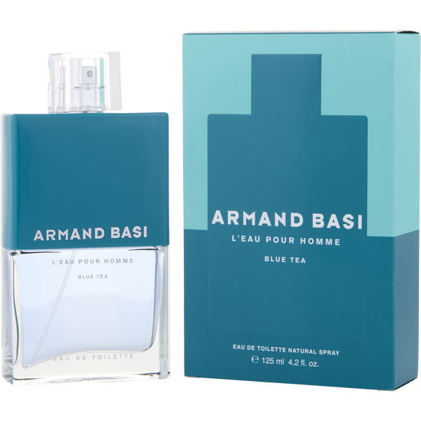 Armand Basi L'Eau Pour Homme Blue Tea by Armand Basi, Eau De Toilette Spray 4.2 oz