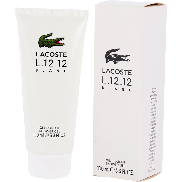 Lacoste L.12.12 Blanc Shower Gel 3.3 oz