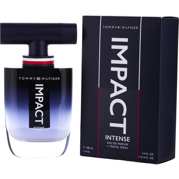 Tommy Hilfiger Impact Intense Eau De Parfum Spray 3.4 oz & Eau De Parfum 0.13 oz Mini