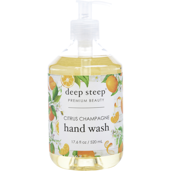 Deep Steep by Deep Steep, Citrus Champagne Hand Wash 520ml/17.6oz