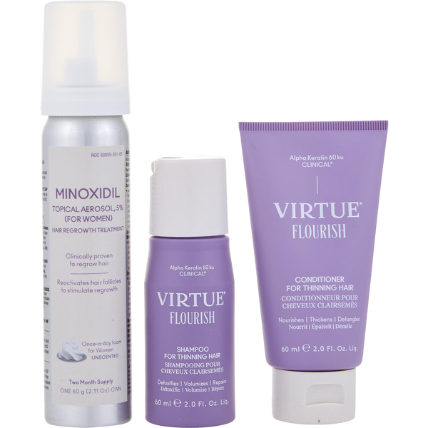 Virtue by Virtue, Flourish Nightly Intensive Hair Growth Treatment 1 Month Supply