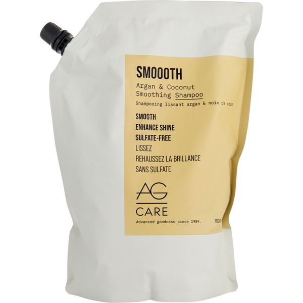 Ag Hair Care by Ag Hair Care, Smooth Sulfate-Free Argan And Coconut Shampoo (New Packaging) 33.8 oz