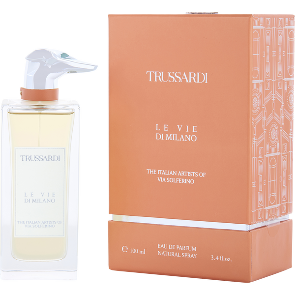Trussardi Le Vie Di Milano The Italian Artists Of Via Solferino by Trussardi, Eau De Parfum Spray 3.4 oz, image 1 of 2