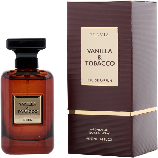 Flavia Vanilla & Tobacco by Flavia, Eau De Parfum Spray 3.4 oz
