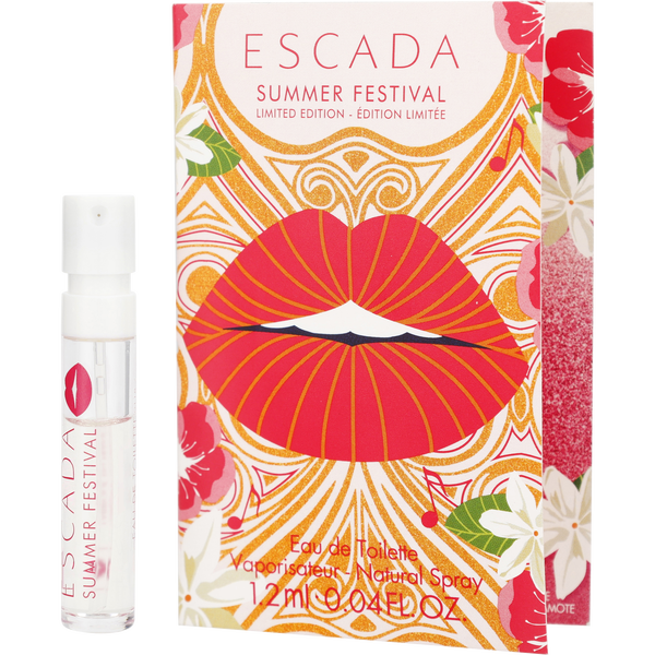 Escada Summer Festival Eau De Toilette Spray Vial On Card (Limited Edition)