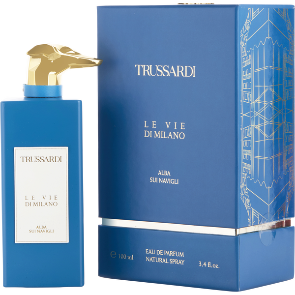 Trussardi Le Vie Di Milano Alba Sui Navigli by Trussardi, Eau De Parfum Spray 3.4 oz