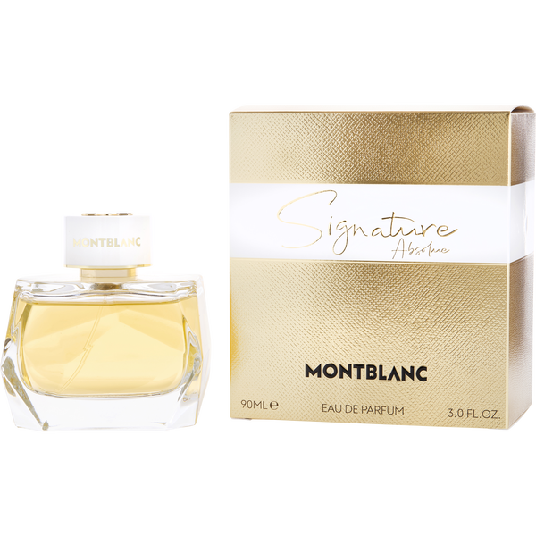 Mont Blanc Signature Absolue by Mont Blanc, Eau De Parfum Spray 3 oz