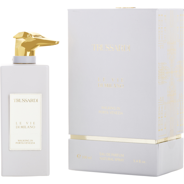 Trussardi Le Vie Di Milano Walking In Porta Venezia by Trussardi, Eau De Parfum Spray 3.4 oz