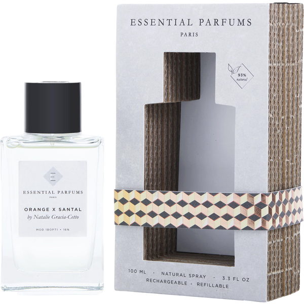 Essential Parfums Orange X Santal by Essential Parfums, Eau De Parfum Refillable Spray 3.3 oz, image 1 of 2