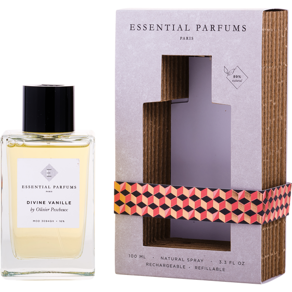 Essential Parfums Divine Vanille by Essential Parfums, Eau De Parfum Refillable Spray 3.3 oz, image 1 of 2