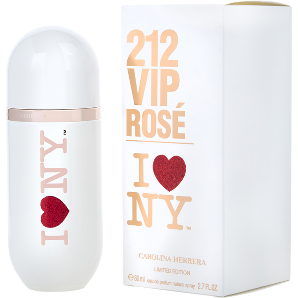 212 Vip Rose I Love Ny by Carolina Herrera, Eau De Parfum Spray (Limited Edition) 2.7 oz