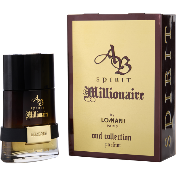 Ab Spirit Millionaire Oud Collection by Lomani, Parfum Spray 3.3 oz