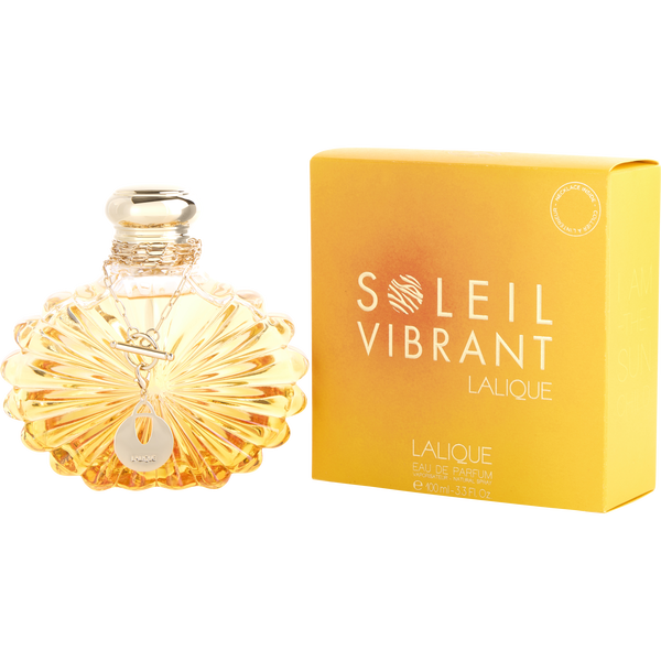 Lalique Soleil Vibrant by Lalique, Eau De Parfum Spray 3.3 oz