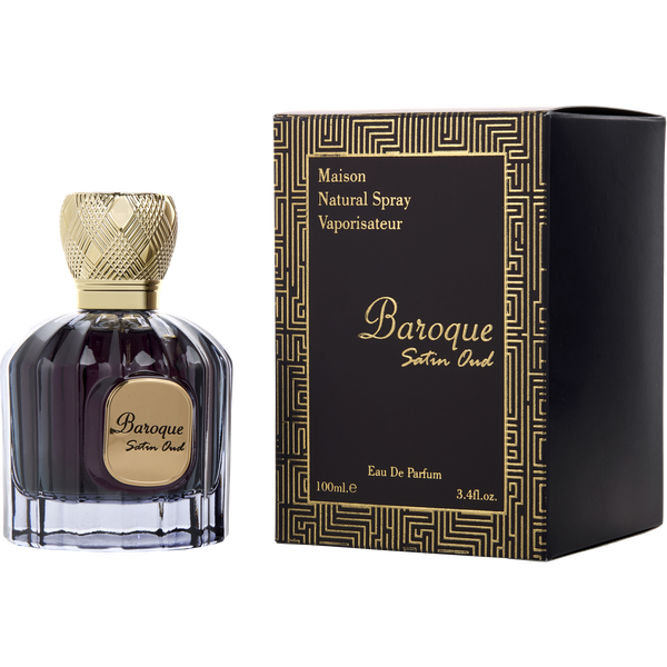 Maison Alhambra Baroque Satin Oud by Maison Alhambra, Eau De Parfum Spray 3.4 oz