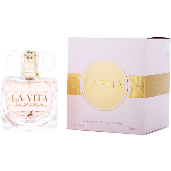 Maison Alhambra La Vita by Maison Alhambra, Eau De Parfum Spray 3.4 oz