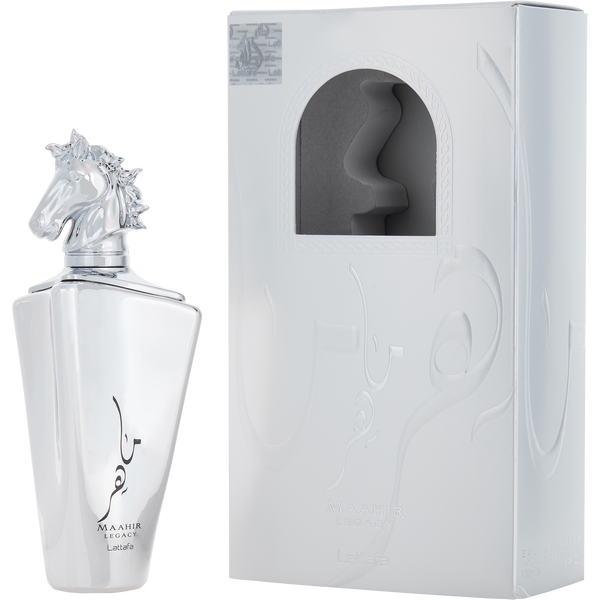 Lattafa Maahir Legacy by Lattafa, Eau De Parfum Spray 3.4 oz