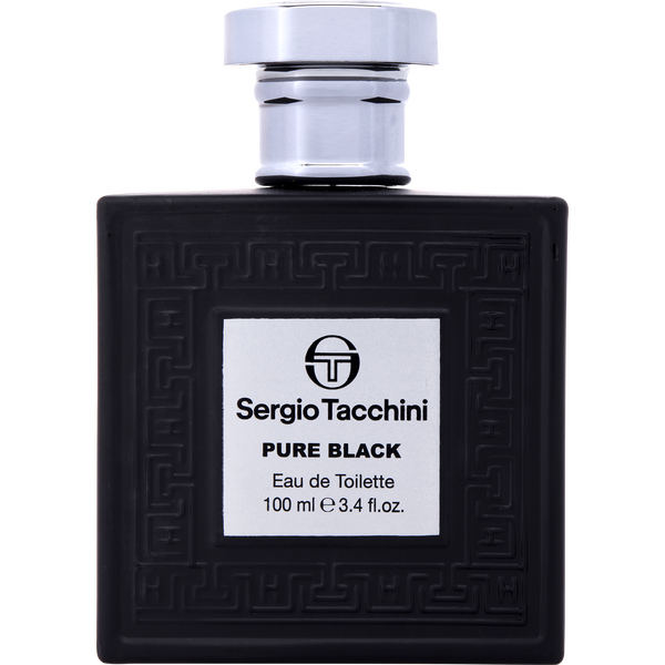 Sergio Tacchini Pure Black Eau De Toilette Spray 3.4 oz (Unboxed)