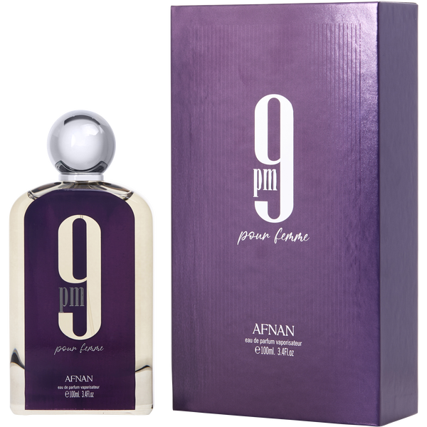 Afnan 9 Pm Eau De Parfum Spray 3.4 oz