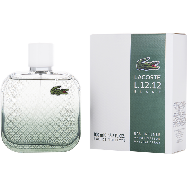 Lacoste L.12.12 Blanc Eau Intense Eau De Toilette Spray 3.3 oz