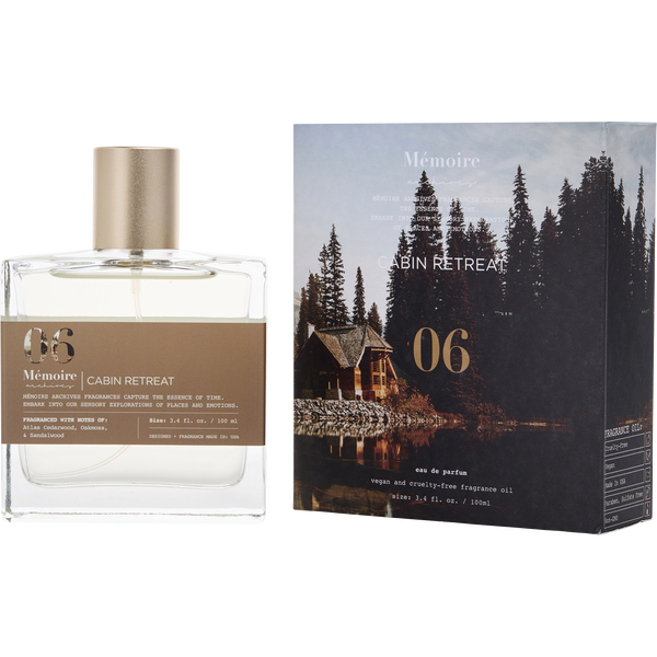 Memoire Archives Cabin Retreat by Memoire Archives, Eau De Parfum Spray 3.4 oz