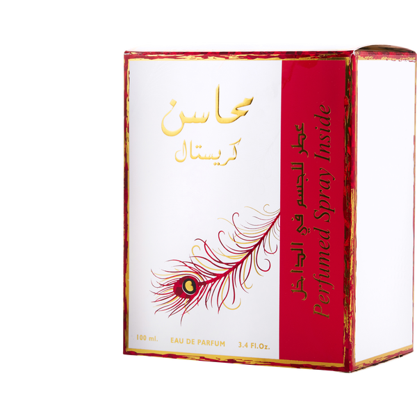 Lattafa Mahasin Crystal Eau De Parfum Spray 3.4 oz