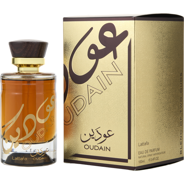Lattafa Oudain by Lattafa, Eau De Parfum Spray 3.4 oz
