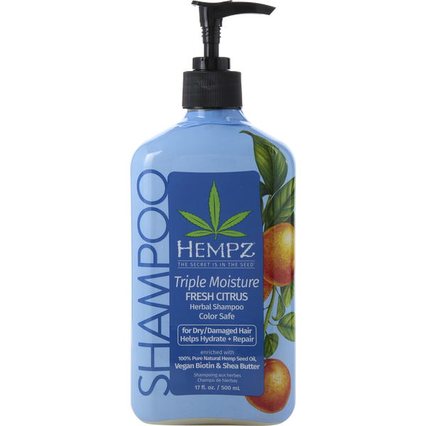 Hempz by Hempz, Triple Moisture Moisture-Rich Daily Herbal Replenshing Shampoo 17 oz