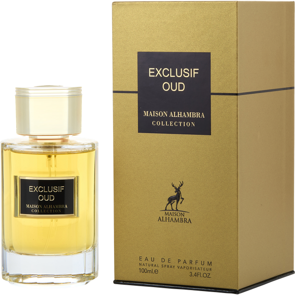 Maison Alhambra Exclusive Oud by Maison Alhambra, Eau De Parfum Spray 3.4 oz