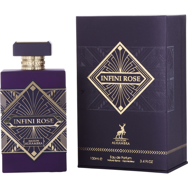 Maison Alhambra Infini Rose by Maison Alhambra, Eau De Parfum Spray 3.4 oz