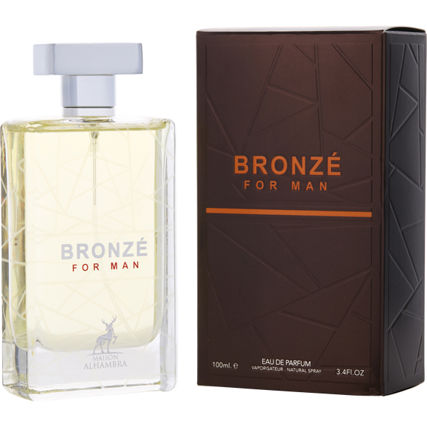 Maison Alhambra Bronze For Man by Maison Alhambra, Eau De Parfum Spray 3.4 oz