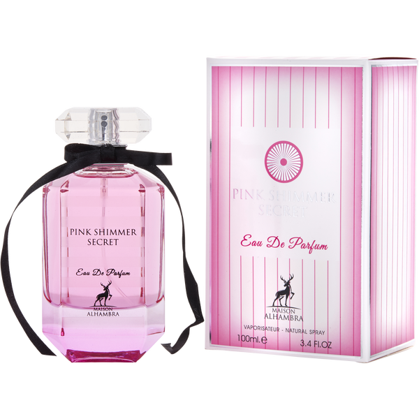 Maison Alhambra Pink Shimmer Secret by Maison Alhambra, Eau De Parfum Spray 3.4 oz