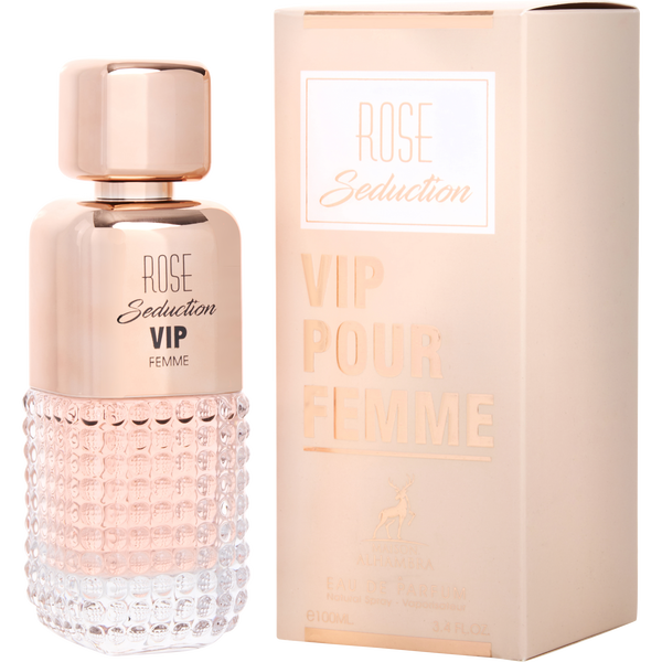Maison Alhambra Rose Seduction by Maison Alhambra, Eau De Parfum Spray 3.4 oz
