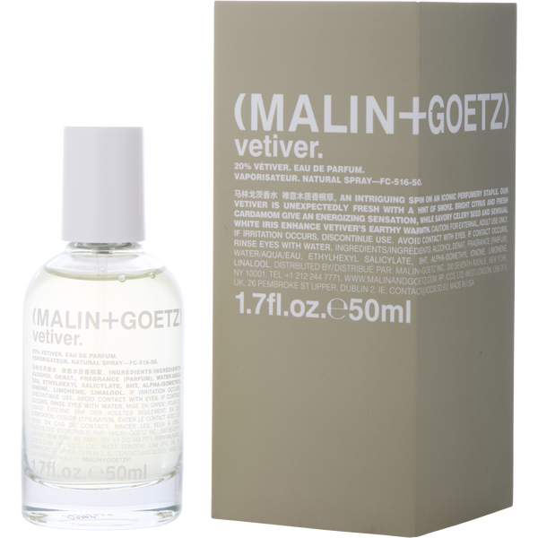 Malin+Goetz Vetiver by Malin + Goetz, Eau De Parfum Spray 1.7 oz