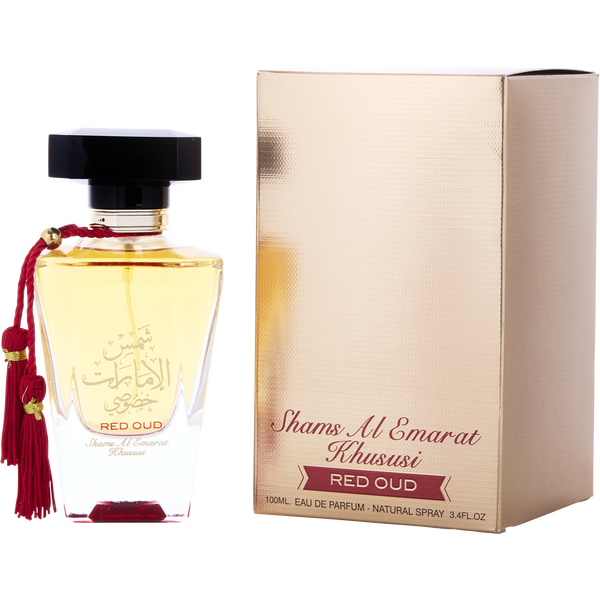 Ard Al Zaafaran Shams Al Emarat Khususi Red Oud by Ard Al Zaafaran, Eau De Parfum Spray 3.4 oz