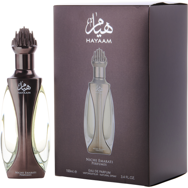 Niche Emarati Hayaam by Lattafa, Eau De Parfum Spray 3.4 oz