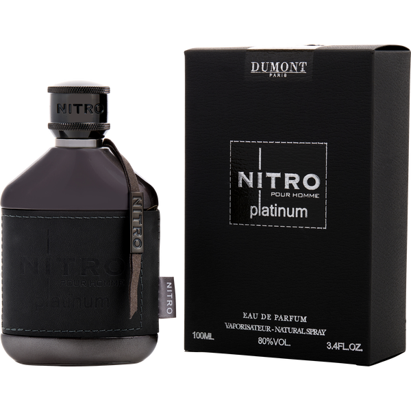 Nitro Platinum Pour Homme by Dumont Paris, Eau De Parfum Spray 3.4 oz