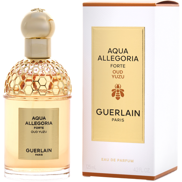 Aqua Allegoria Oud Yuzu Forte by Guerlain, Eau De Parfum Refillable Spray 4.2 oz