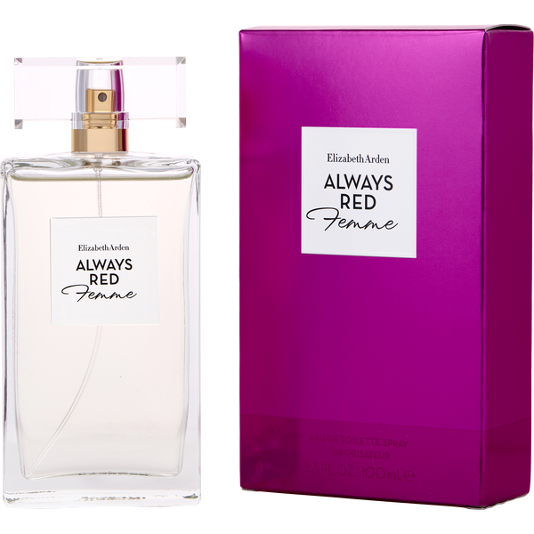 Always Red Femme by Elizabeth Arden, Eau De Toilette Spray (New Packaging) 3.3 oz