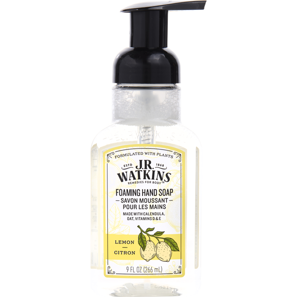 J.R. Watkins by J.R. Watkins, Lemon Foaming Hand Soap 266ml/9oz