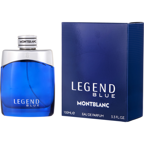 Mont Blanc Legend Blue by Mont Blanc, Eau De Parfum Spray 3.3 oz