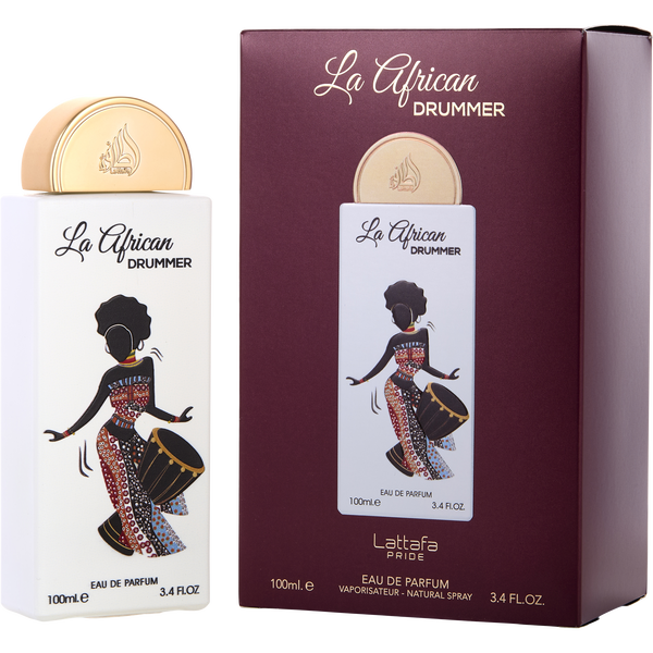 Lattafa Pride La African Drummer by Lattafa, Eau De Parfum Spray 3.4 oz