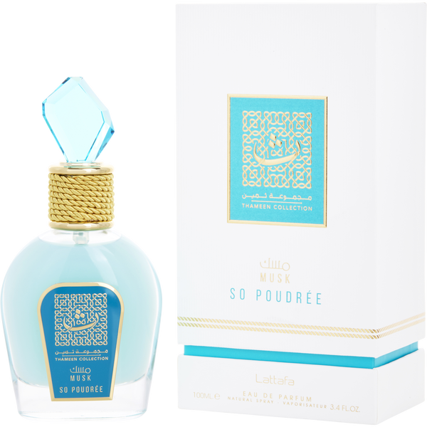 Lattafa Musk So Poudre by Lattafa, Eau De Parfum Spray (Thameen Collection) 3.4 oz