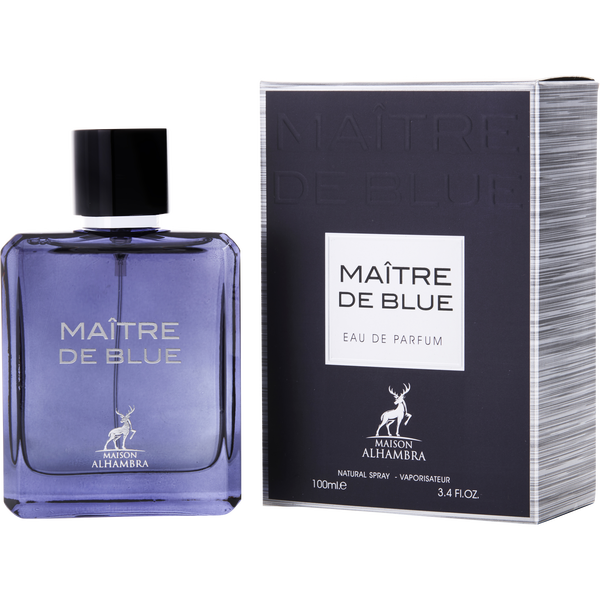 Maison Alhambra Maitre De Blue by Maison Alhambra, Eau De Parfum Spray 3.4 oz