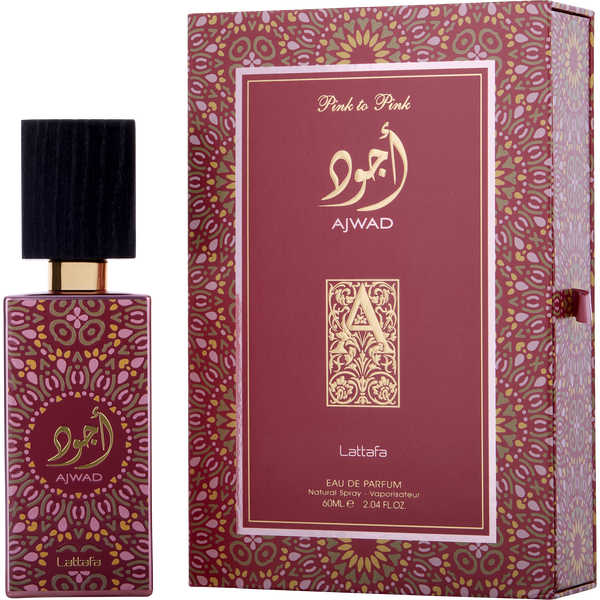 Lattafa Ajwad Pink To Pink by Lattafa, Eau De Parfum Spray 2 oz
