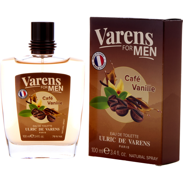 Varens For Men Cafe Vanille by Ulric De Varens, Eau De Toilette Spray 3.4 oz