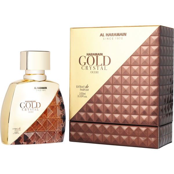 Al Haramain Gold Crystal Oudh by Al Haramain, Extrait De Parfum Spray 3.4 oz, image 1 of 2