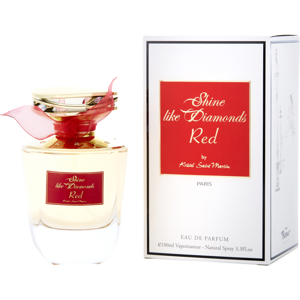 Shine Like Diamonds Red by Kristel Saint Martin, Eau De Parfum Spray 3.3 oz