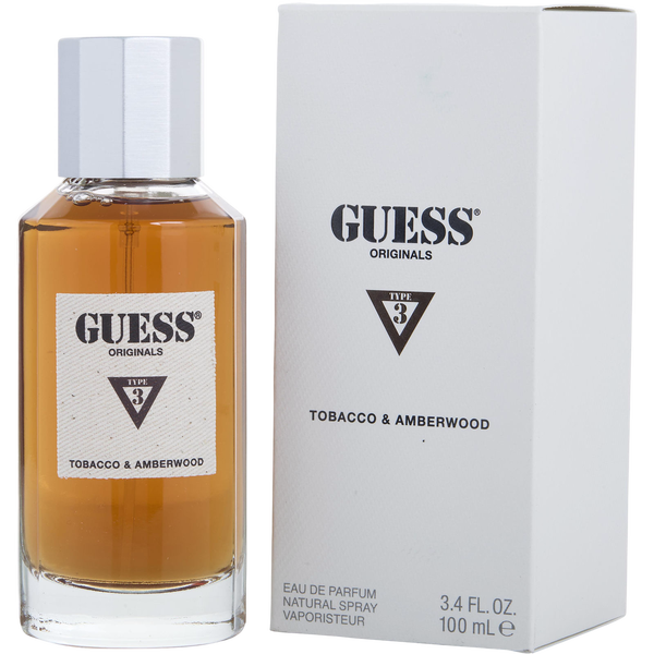 Guess Originals Type 3 Tobacco & Amberwood by Guess, Eau De Parfum Spray 3.4 oz, image 1 of 2